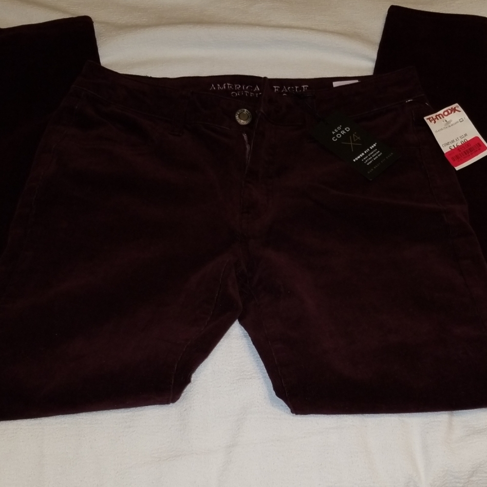 Dark Burgundy Corduroy